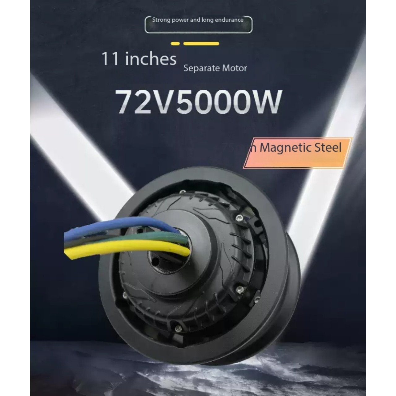 5000W Hub Motor Kit 72V - Motor de 11 pulgadas y 72V