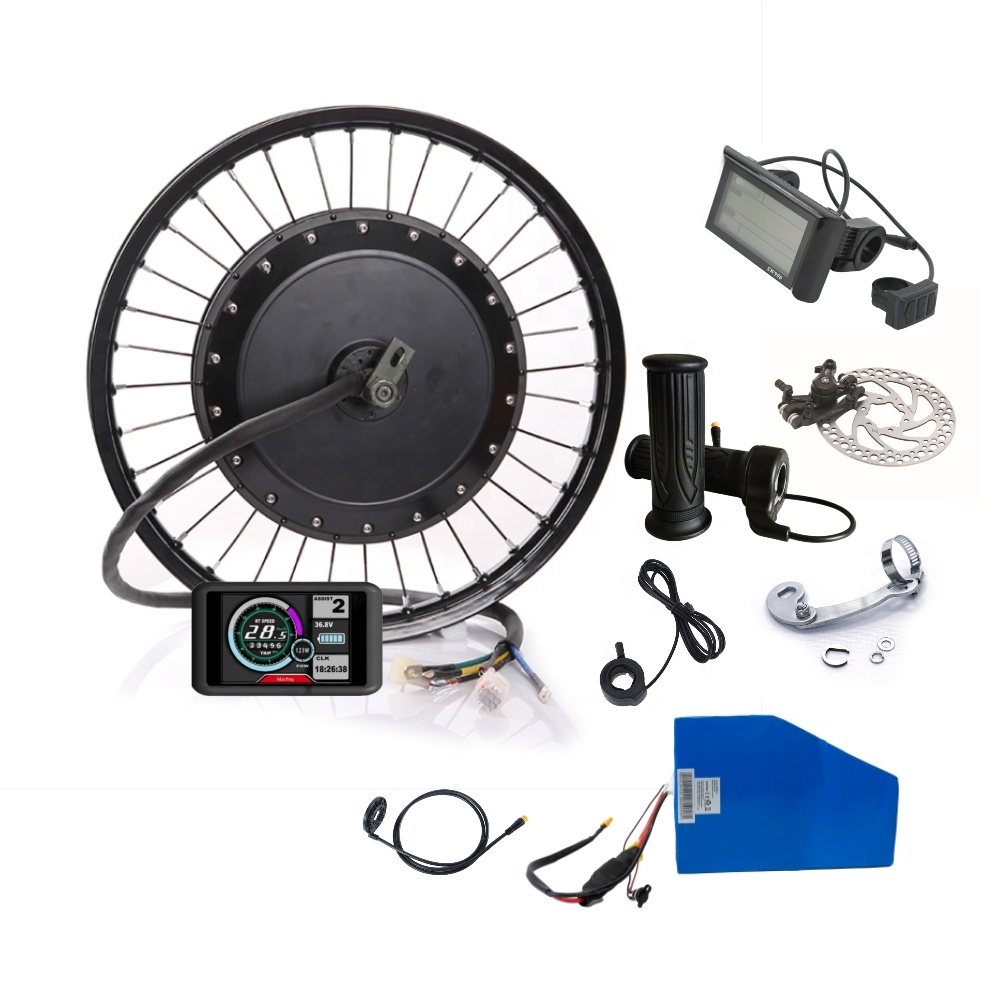 5000W Hub Motor Kit 72V - Kit de conversión de bicicleta eléctrica