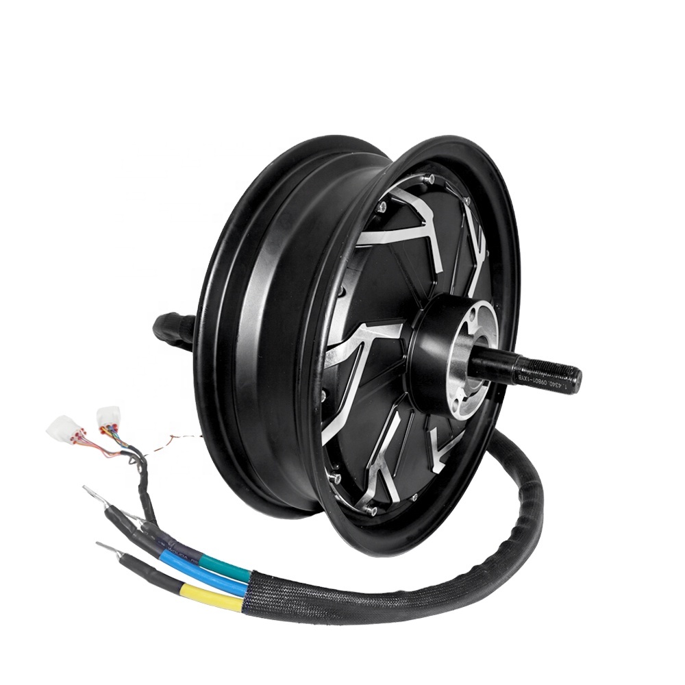 12000W Electric Motorcycle Hub Motor - Motor QS de 12000W, 12x3.5 pulgadas,