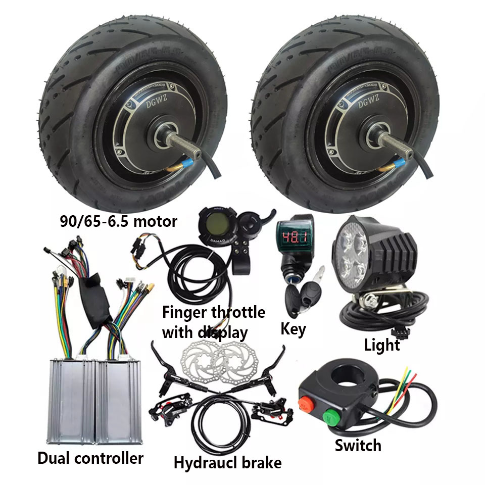 Dual Motor Ebike Kit 2000W - Kit de conversión de bicicleta eléctrica