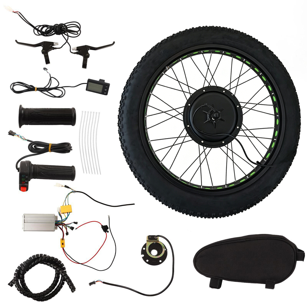 Fat Tire Electric Bike Conversion Kit 1500W - Kit de Conversión de Rueda Delantera