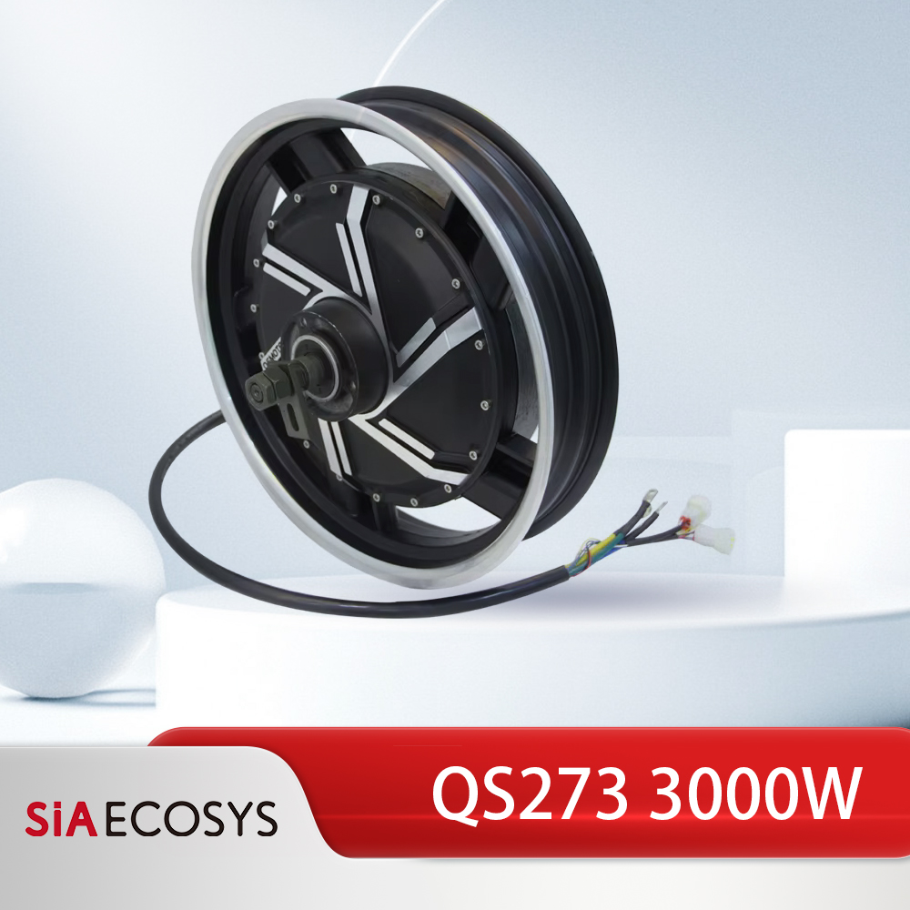 17 Inch Motorcycle Rim Hub Motor 72V - Motor Eléctrico sin Escobillas QSMOTOR QS273
