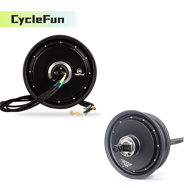 72V 8000W Brushless Hub Motor - 8000W YMMOTOR 12*3,5 pulgadas en rueda