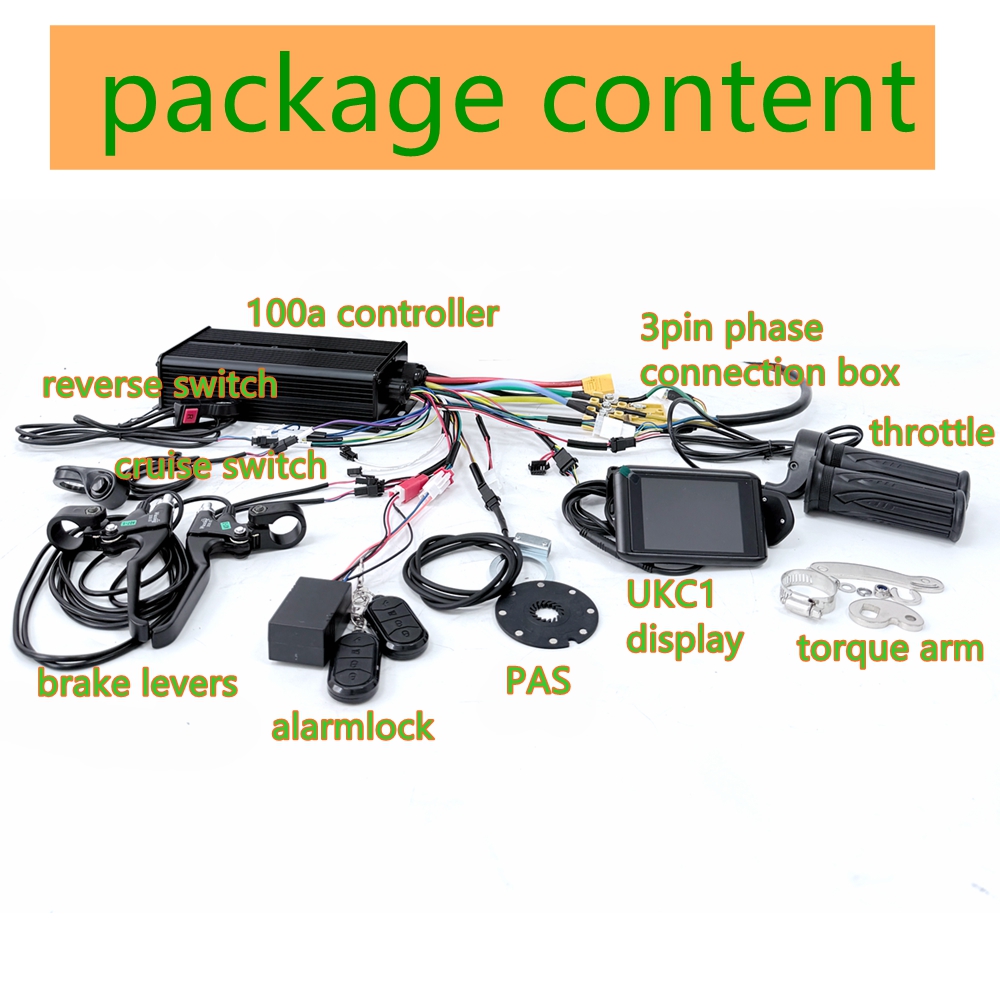 Kit de conversión de bicicleta - 5000W Hub Motor Kit 72V reseña y precio