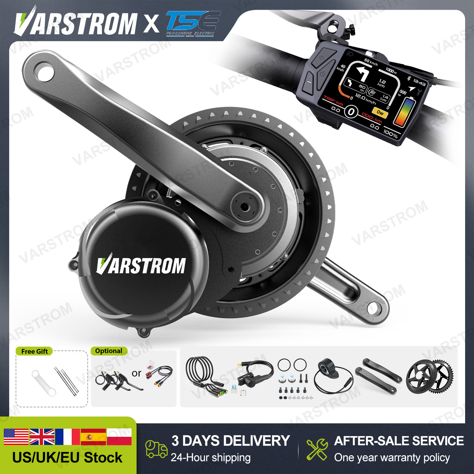 [Entrega en 3 días] Tongsheng  - Side Hung Mid Drive Motor Kit reseña y precio