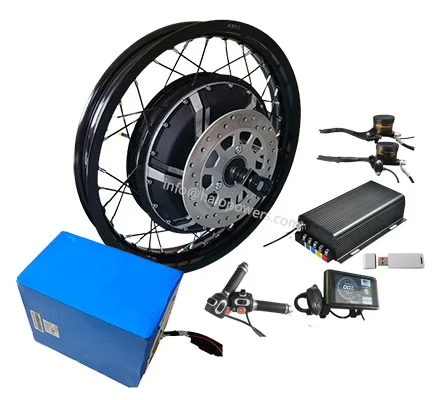 72v 96v QS 273 V3 12000w 15000 - 12000W Electric Motorcycle Hub Motor reseña y precio