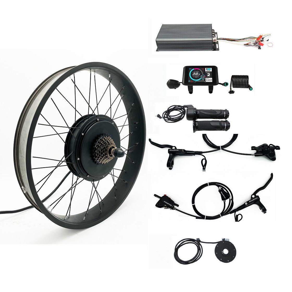 Kits de conversión de rueda go - 5000W Hub Motor Kit 72V reseña y precio