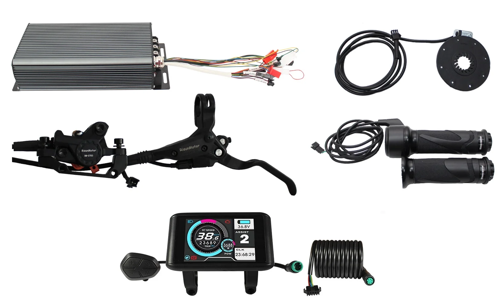 Kits de conversión de rueda go - 5000W Hub Motor Kit 72V reseña y precio