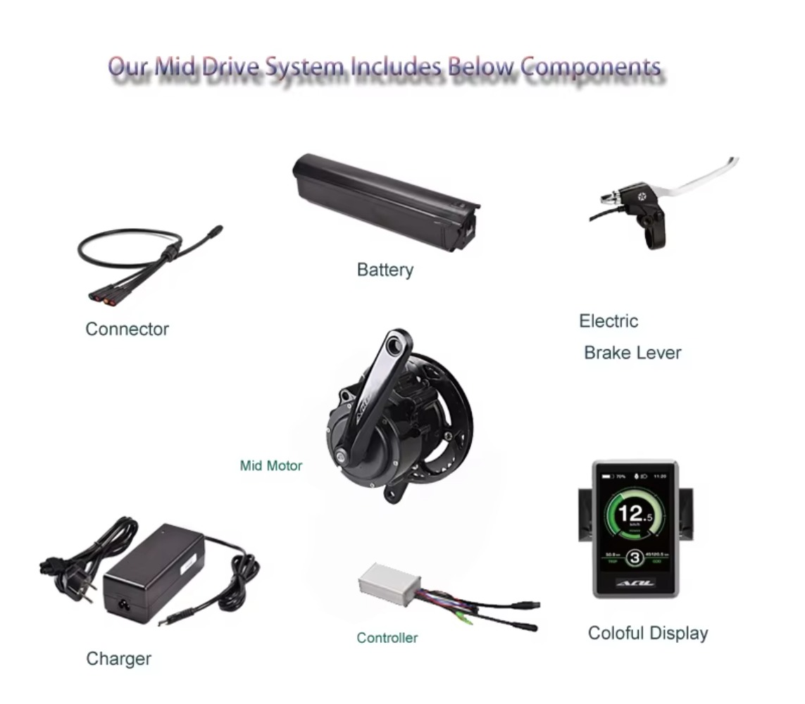 Sensor de torsión E Bike Motor - Torque Sensor Mid Drive Motor Kit reseña y precio