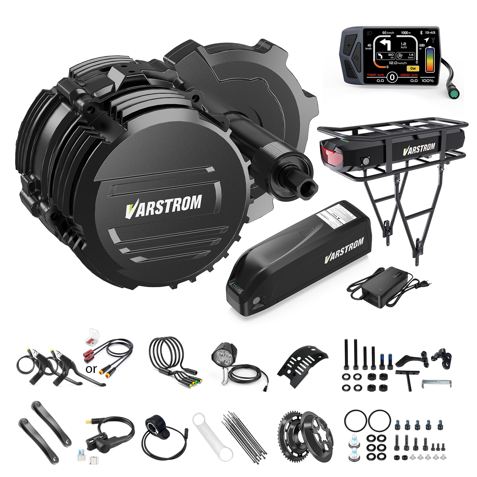 [EN STOCK EN EE. UU.] Kit de m - Torque Sensor Mid Drive Motor Kit reseña y precio
