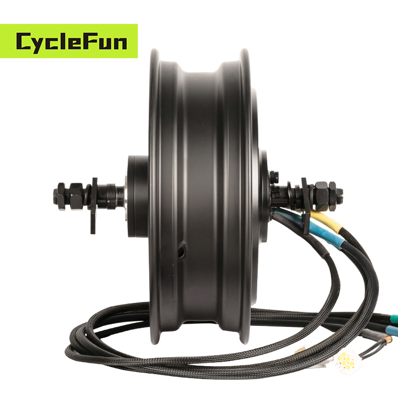 8000W YMMOTOR 12*3,5 pulgadas  - 72V 8000W Brushless Hub Motor reseña y precio